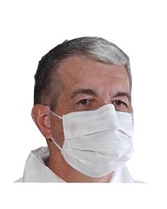AlphaPro Sensitive Skin Earloop Face Mask W/Magic Arch®, White, Size 7"
